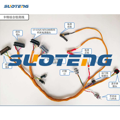 Uitvoerige de Testuitrusting C6.4 C6.6 C7 C9 C15 3126B van Graafwerktuigwiring harness engine