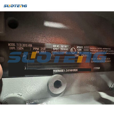 TCD2015V08 TCD2015 V08 2100 RPM Machine Diesel Complete motor assemblage