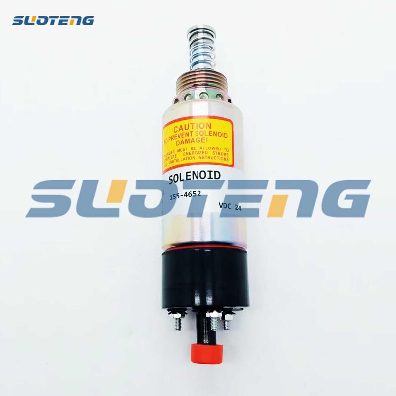 155-4652 24VDC Fuel Shut Solenoid 1554652 for Engine 3114/3116/3126 Excavator E320B/E325B/E325C/E325CL 